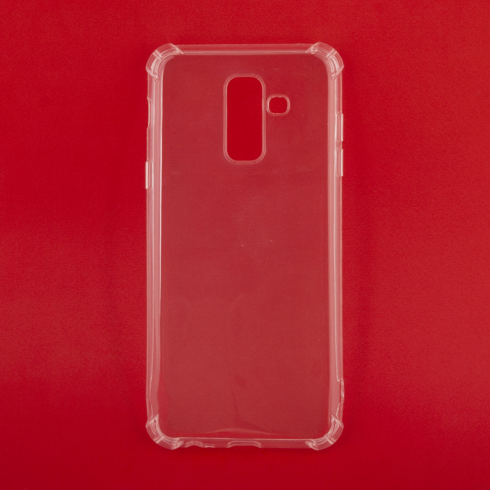 Силиконовый чехол "LP" для Samsung J8 SM-J810 ударопрочный TPU Armor Case (прозрачный) европакет