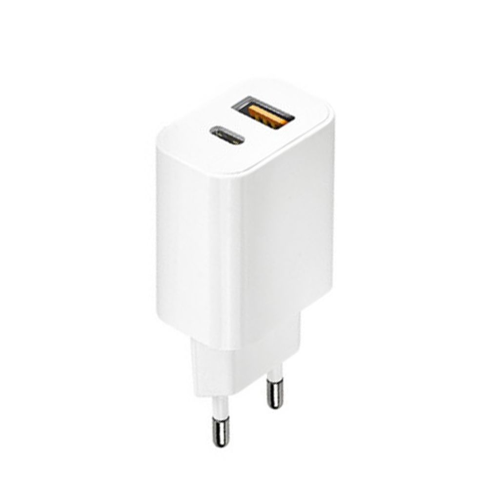СЗУ COTEetCI 1xUSB, 1xUSB-C, 3А, PD20W, QC3.0 (белый)