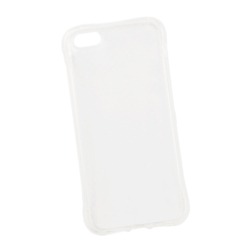 Силиконовый чехол "LP"  для iPhone 5/5s/SE ударопрочный TPU Armor Case (прозрачный) европакет