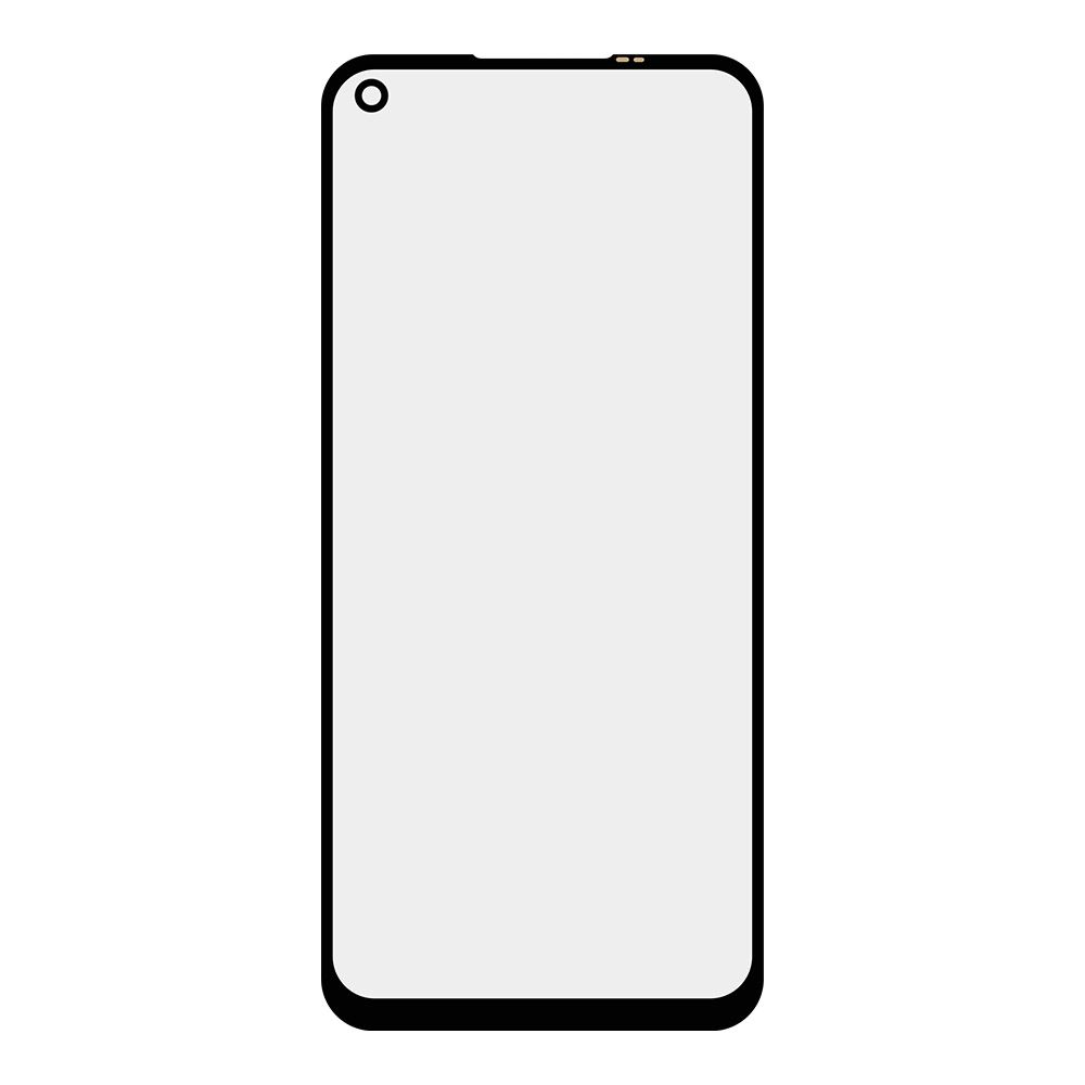 Стекло для переклейки Realme 7 (черный)