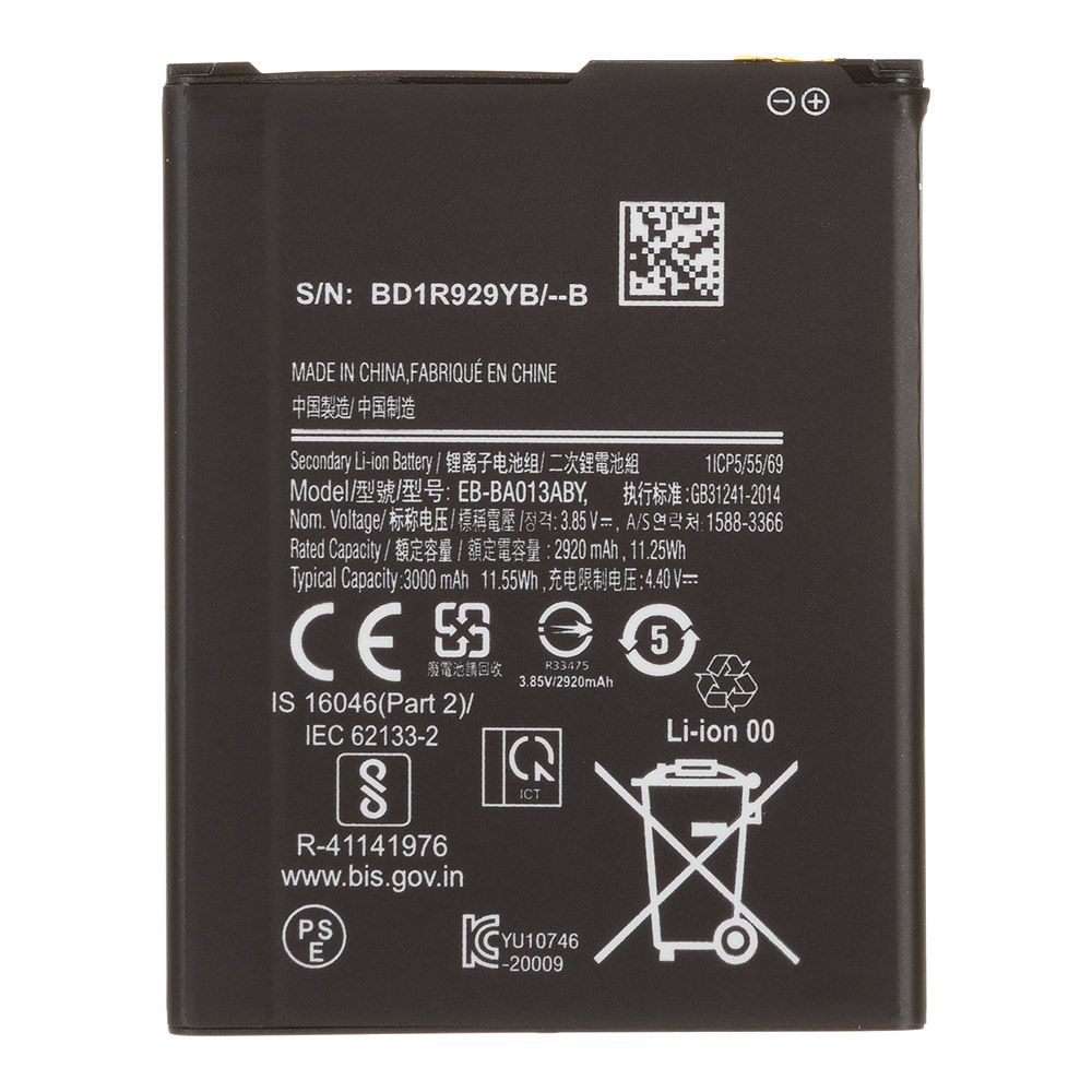Аккумулятор (АКБ) Samsung SM-A013 A01 Core (EB-BA013ABY) 100% Filling Capacity