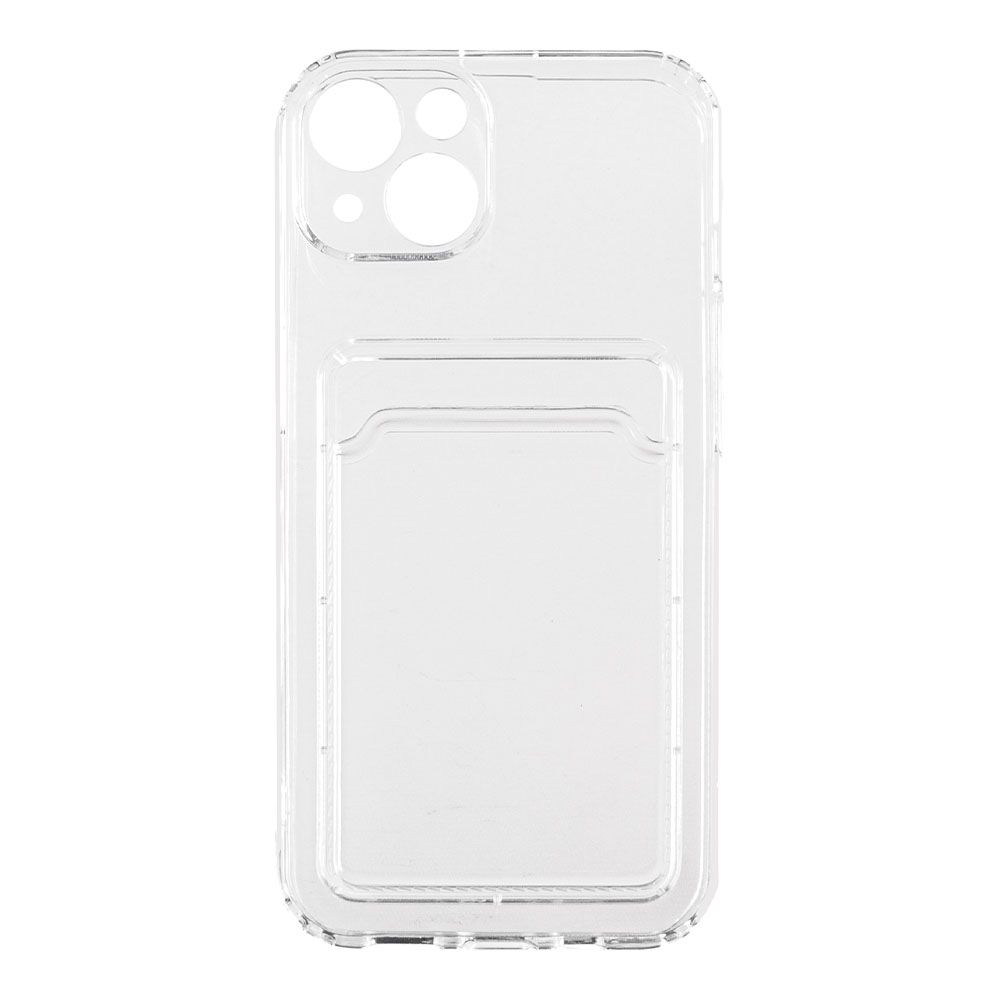 Силиконовый чехол для iPhone 13 карман для карт