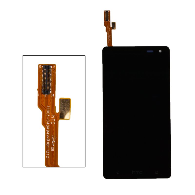 LCD дисплей для HTC Desire 600 Dual Sim/606w с тачскрином (черный)