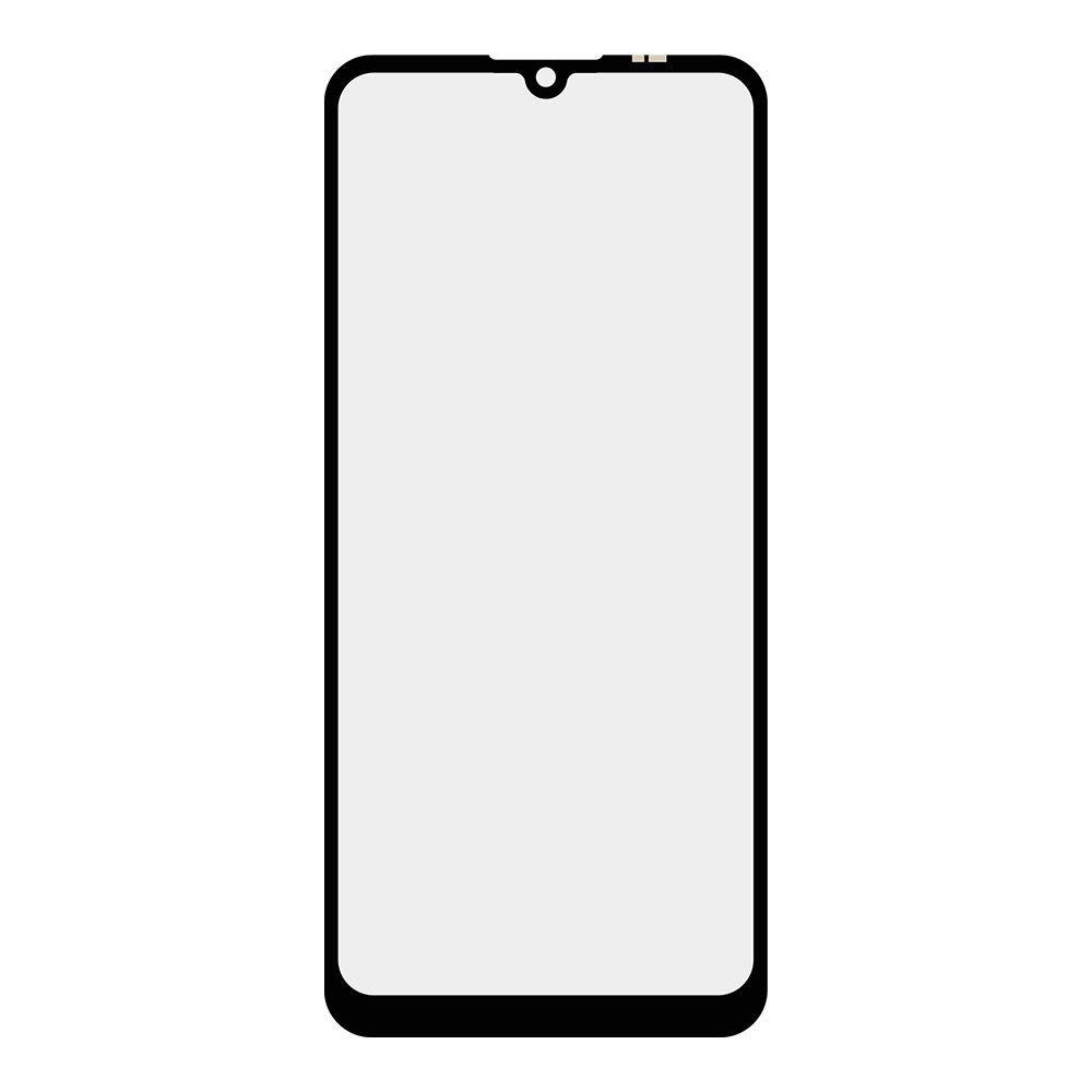 Стекло для переклейки Huawei Honor 9A (MOA-LX9N) / Y6p (MED-LX9N) (черный)