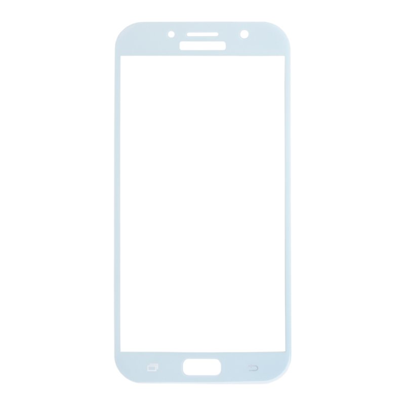 Защитное стекло Tempered Glass 3D для Samsung Galaxy A7 2017 (голубое)