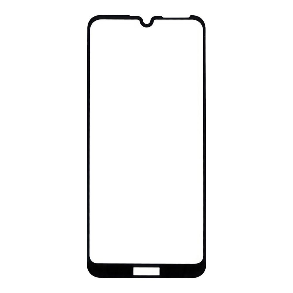 Защитное стекло "LP" для Huawei Honor 8A Pro Thin Frame Full Glue с рамкой 0,33 мм 2,5D 9H (черное)
