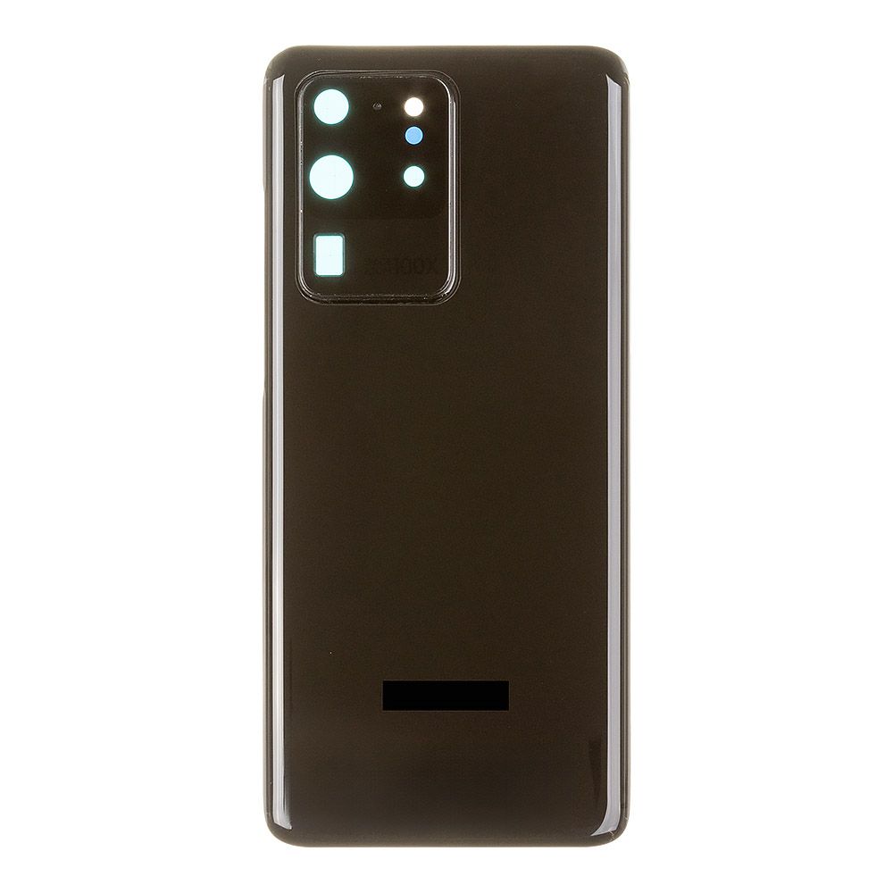 Задняя крышка для Samsung Galaxy S20 Ultra SM-G988 (черный), премиум