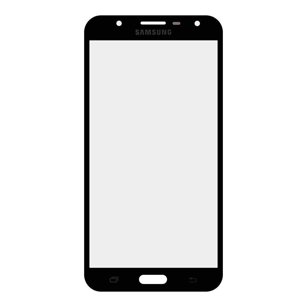 Стекло для переклейки Samsung J701 Galaxy J7 Neo( черный)