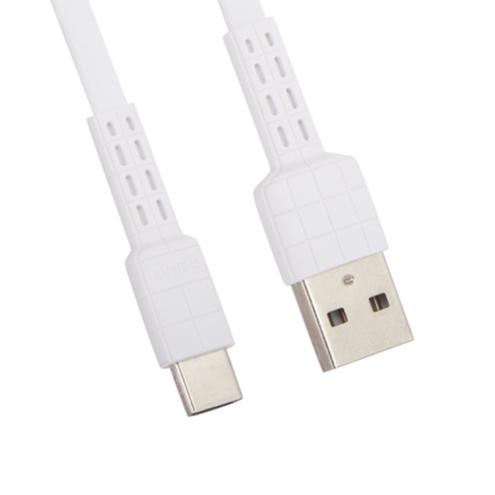 USB кабель REMAX RC-116a Armor Type-C, 2.4А, 1м, TPE (белый)