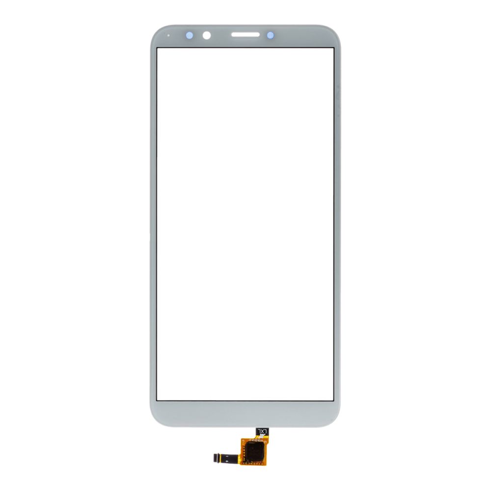 Стекло + тачскрин + OCA плёнка для переклейки Huawei Honor 7c Pro (белый)