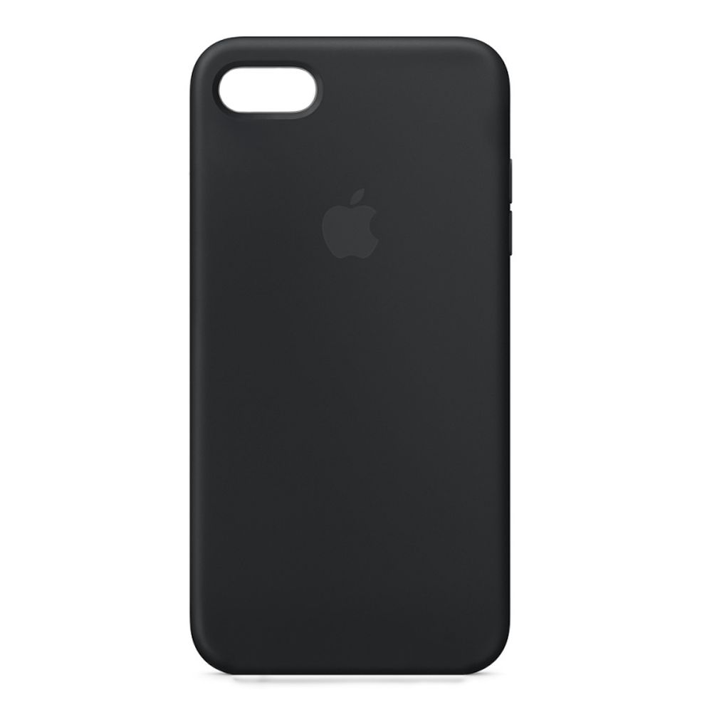 Силиконовый чехол для iPhone 5/5S/5SE "Silicone Case" (черный, блистер) 18