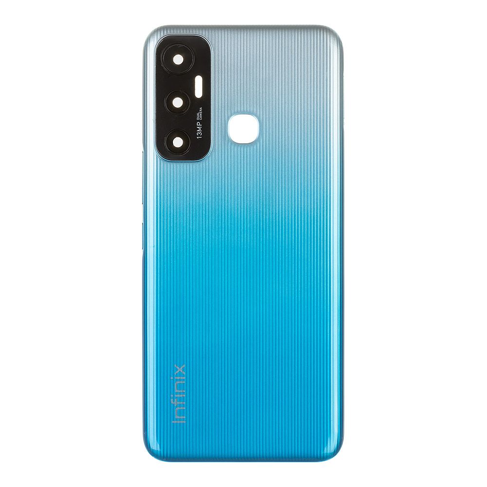 Задняя крышка для Infinix Hot 11 (X689F) (голубой)