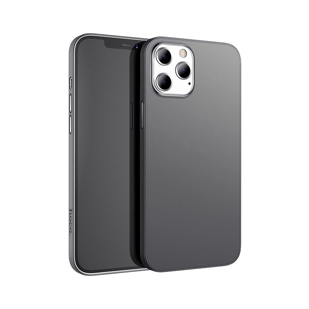 Чехол HOCO Light для Apple iPhone 12/12 Pro, TPU (прозрачный/черный)