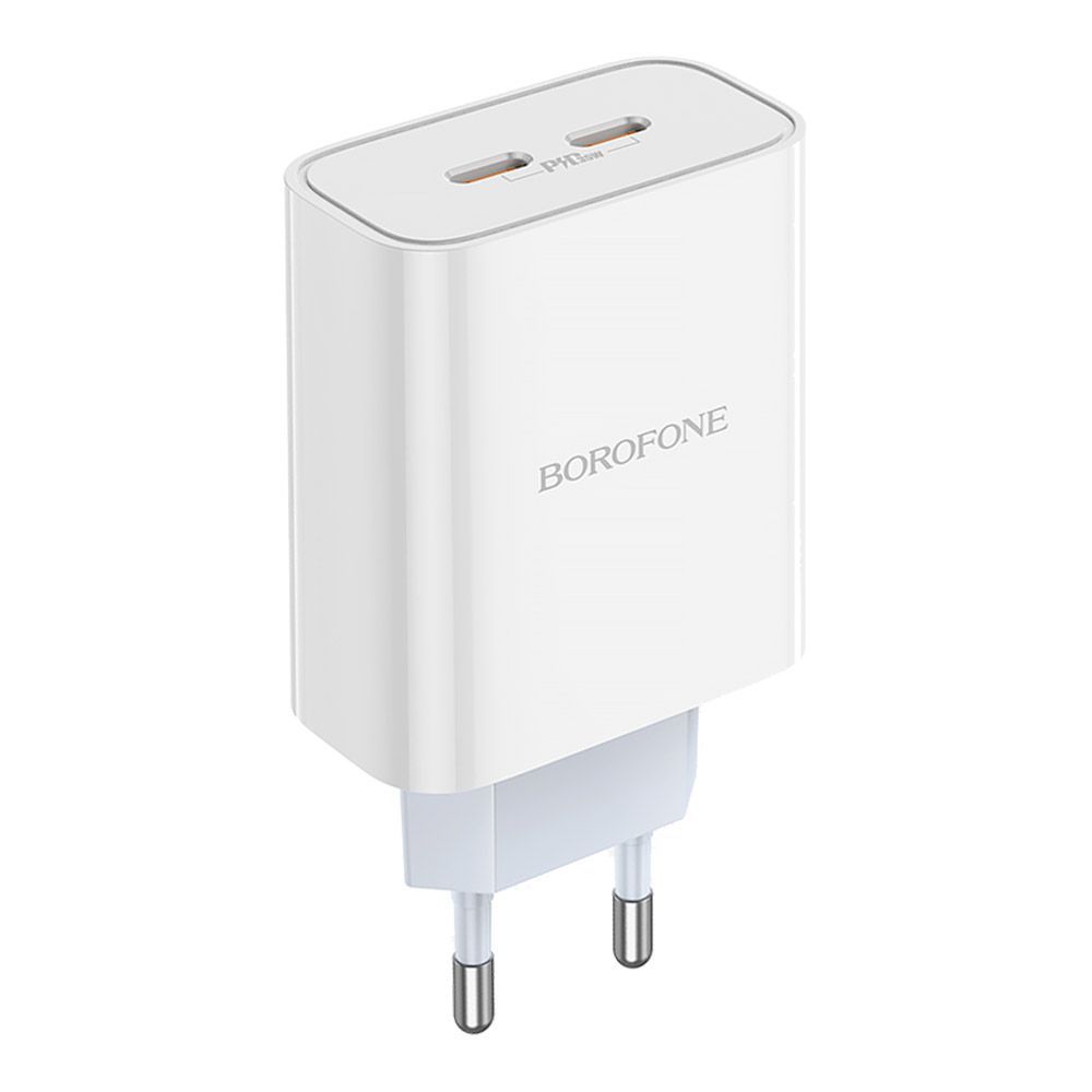 СЗУ BOROFONE BA73A Young 2xUSB-C, QC3.0, PD35W, 3А (белый)