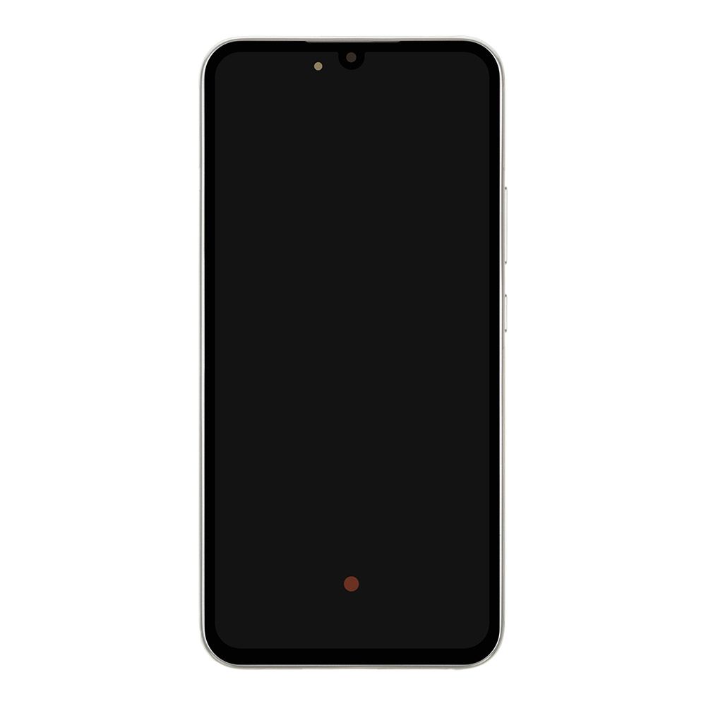 LCD дисплей для Samsung Galaxy A34 5G SM-A346E GH82-31200A/31201A в рамке (серебро) 100% OR SP