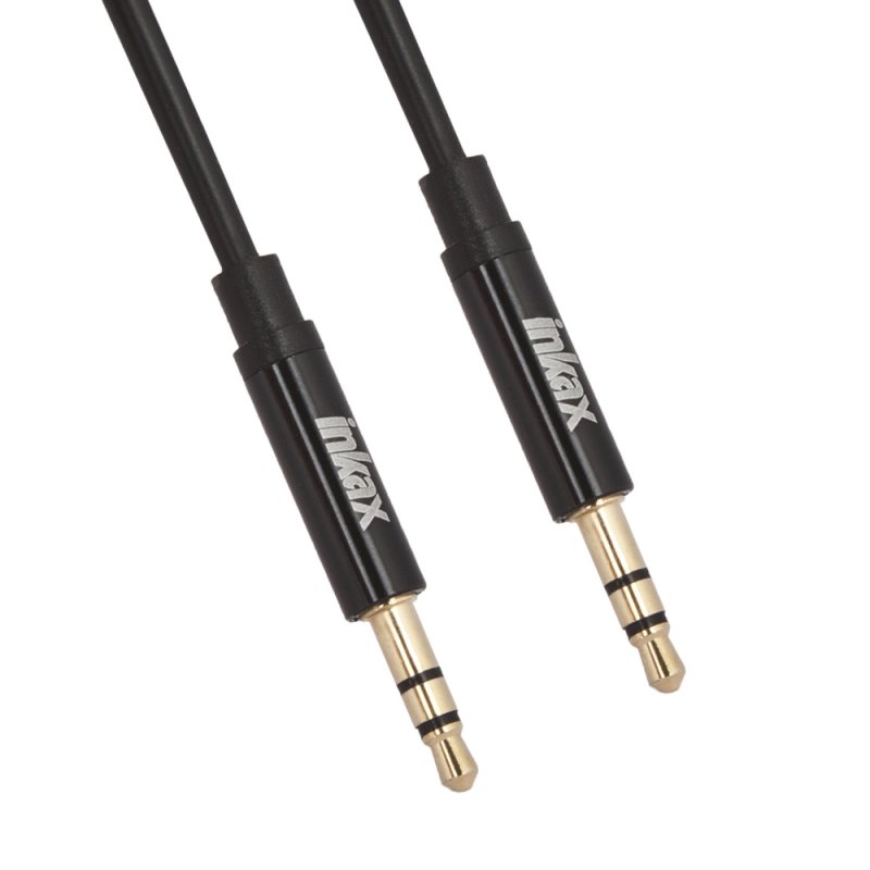 Аудиокабель inkax AL-01 Audio Line 3.5мм - 3.5мм, 1м (черный)