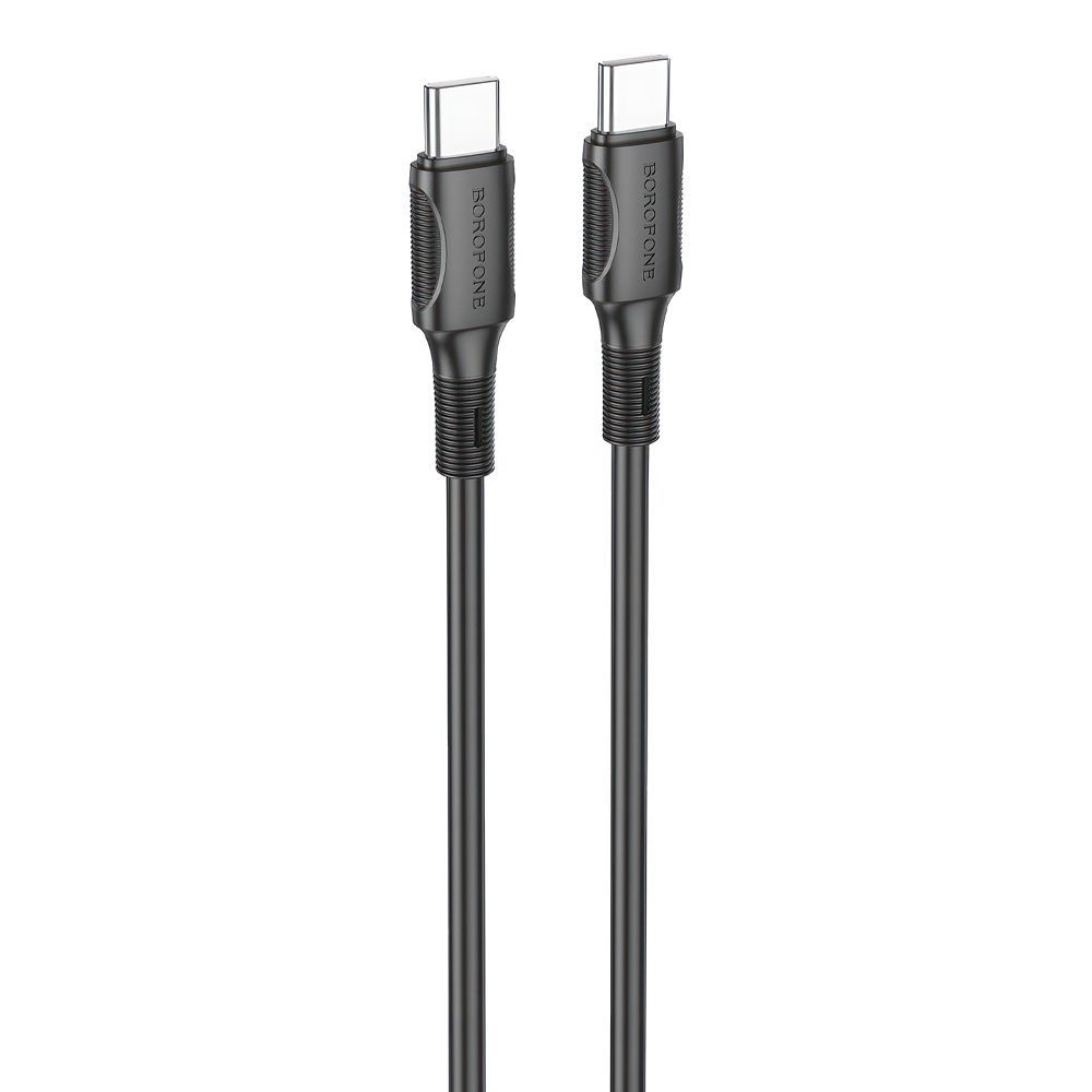 USB-C кабель BOROFONE BX80 Succeed Type-C, 3А, 60W, 1м, PVC (черный)
