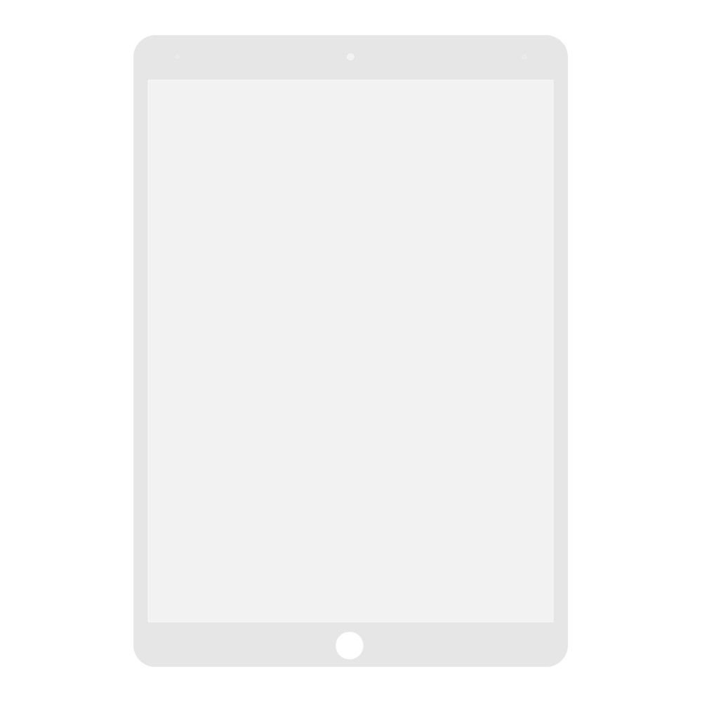 Стекло + OCA пленка для переклейки Apple iPad Pro 10.5" (белый)