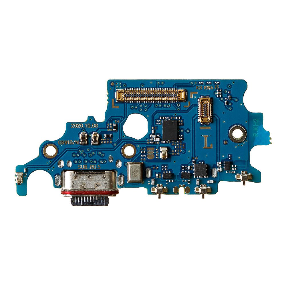 Шлейф/FLC Samsung Galaxy S21 SM-G991 на системный разъём/разъём SIM/микрофон