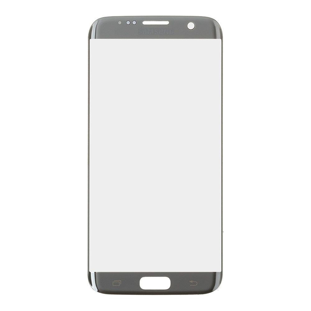 Стекло + OCA плёнка для переклейки Samsung G935F Galaxy S7 Edge (серебро)