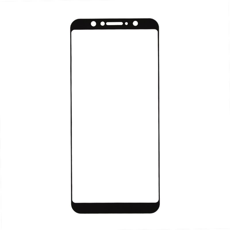 Защитное стекло "LP" для Asus ZenFone Max Pro Thin Frame Full Glue с рамкой 0,33 мм 2,5D 9H (черное)