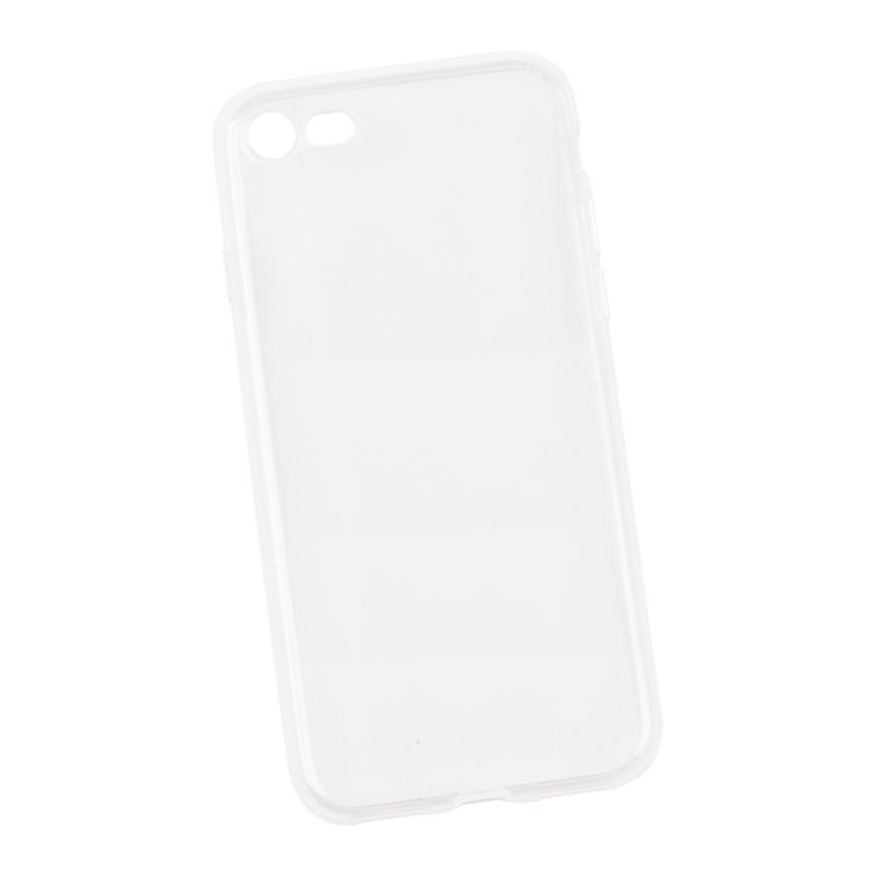 Силиконовый чехол TPU для iPhone SE 2/8/7 прозрачный (коробка)