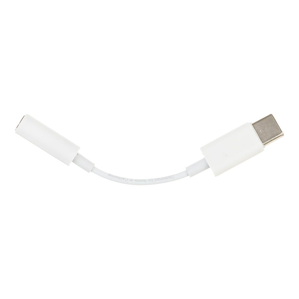 Аудио адаптер USB-C на 3.5мм, 0.7м (белый/коробка)