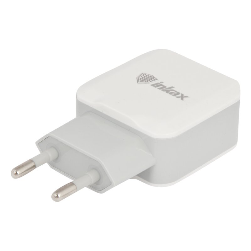 СЗУ inkax CD-35 2xUSB, 2.1А (белый)