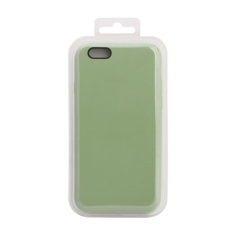 Силиконовый чехол для iPhone 6/6s "Silicone Case" (зелёный, блистер) 1
