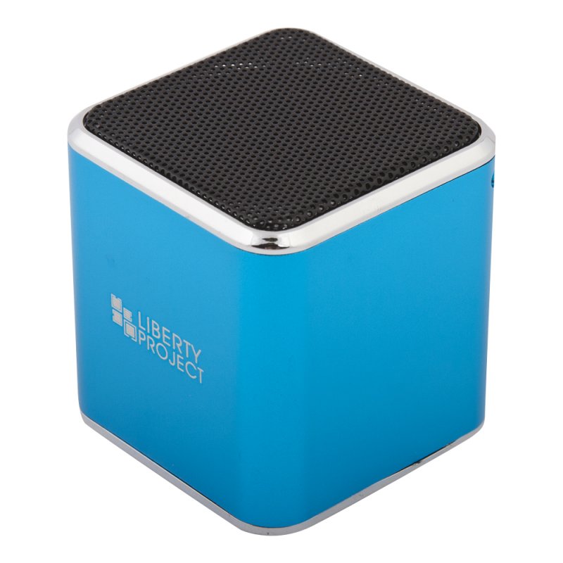 Колонка портативная "LP" M1 синий (3.5+USB+microSD+FM радио) (коробка)
