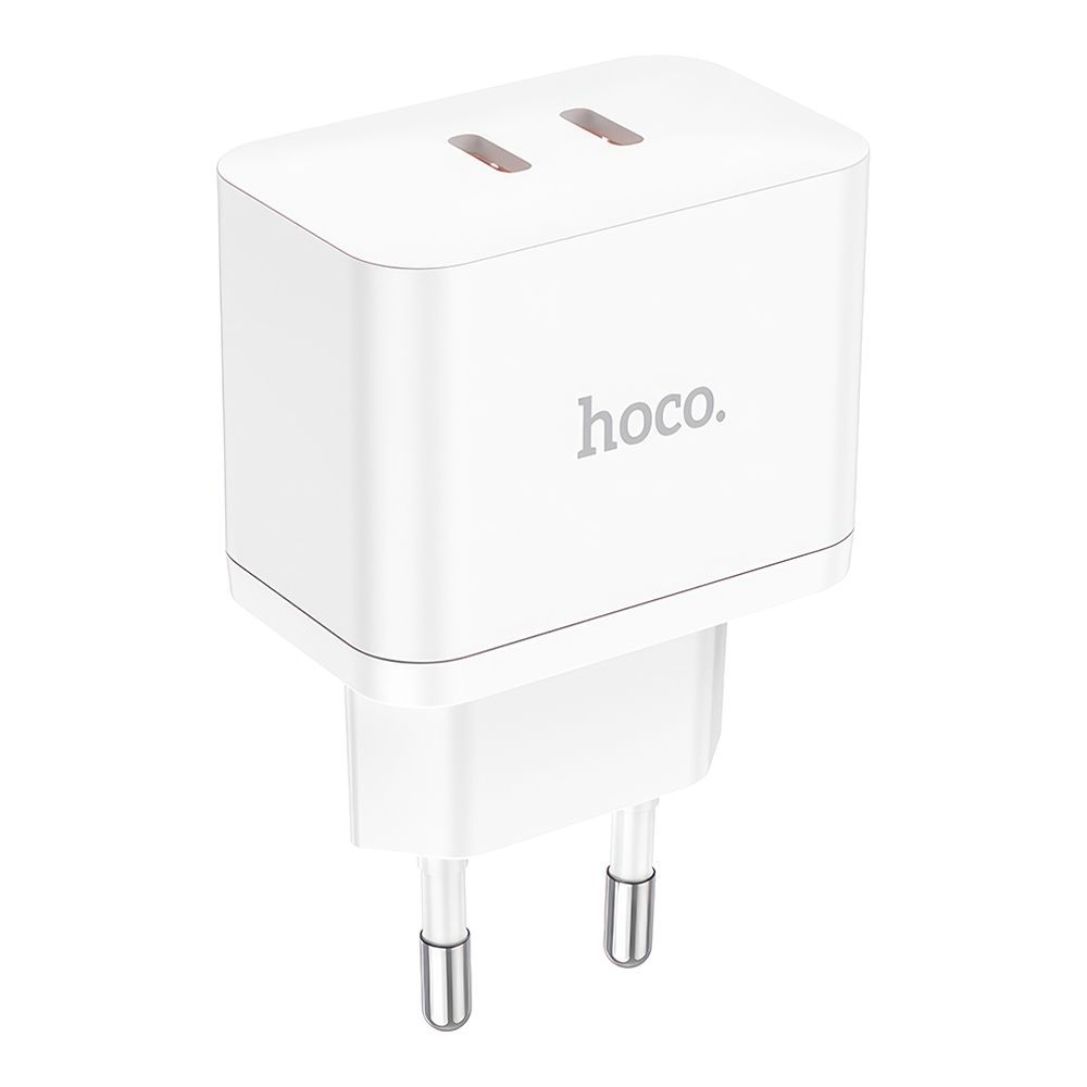 СЗУ HOCO N29 Triumph 2xUSB-C, 3А, PD35W, QC3.0, GaN (белый)
