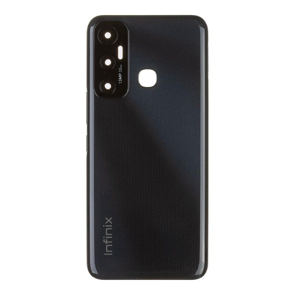 Задняя крышка для Infinix Hot 11 (X689F) (черный)