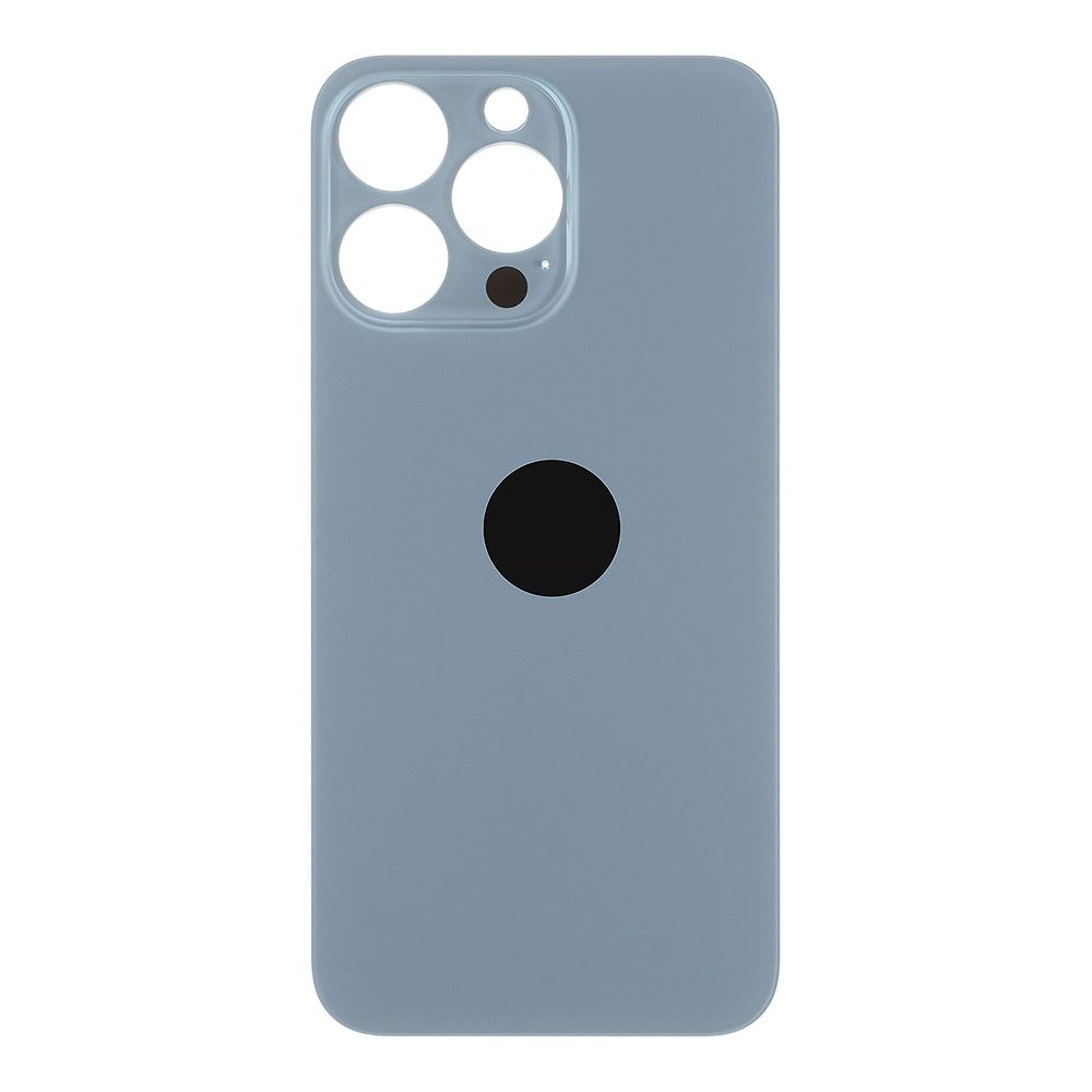 Задняя крышка для iPhone 13 Pro (голубой) с логотипом, монолит