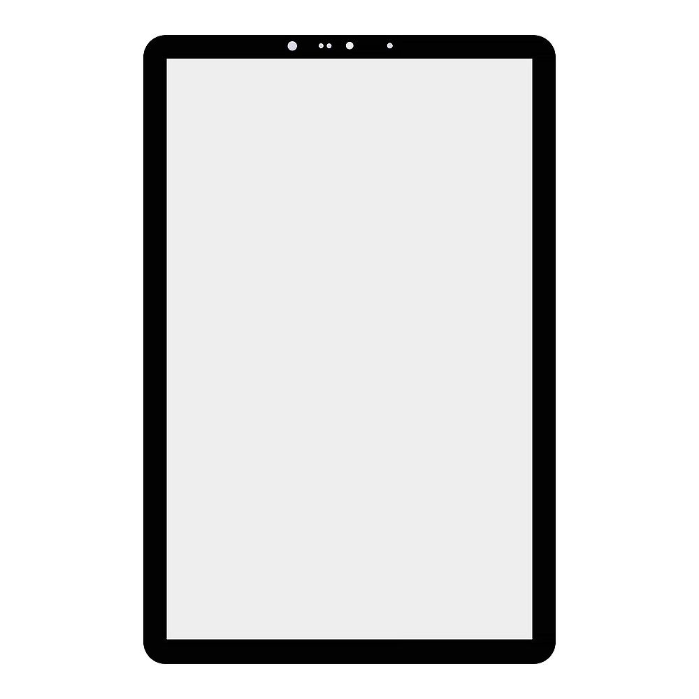 Стекло + OCA плёнка для переклейки Samsung SM-T835 Galaxy Tab S4 10.5" (черный)