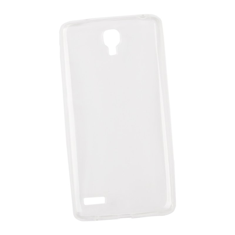 Силиконовый чехол для Xiaomi Redmi Note enhanced ультратонкий (прозрачный/белый)