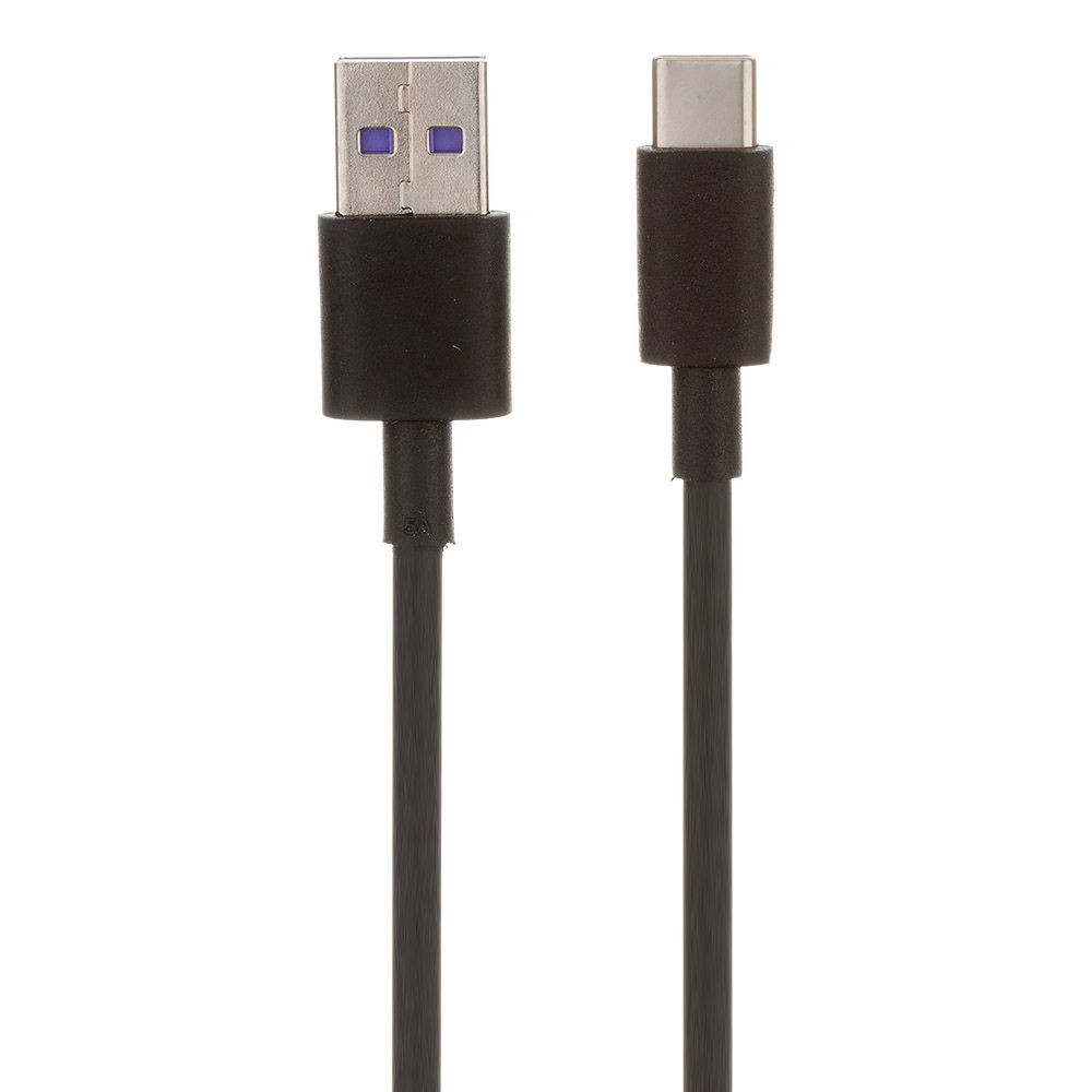 USB кабель "LP" USB Type-C 5А (черный/коробка)