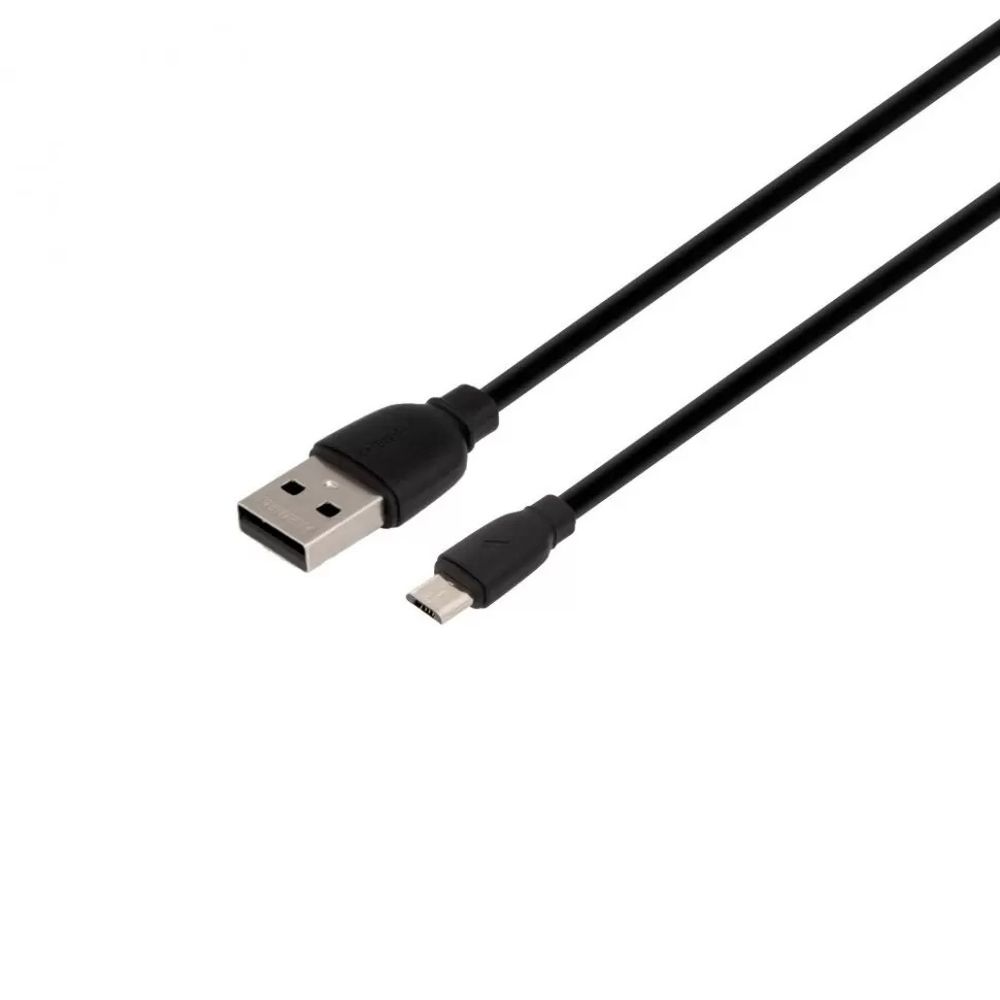 USB кабель REMAX RC-138m Suji Pro MicroUSB, 2.4А, 1м, TPE (черный)