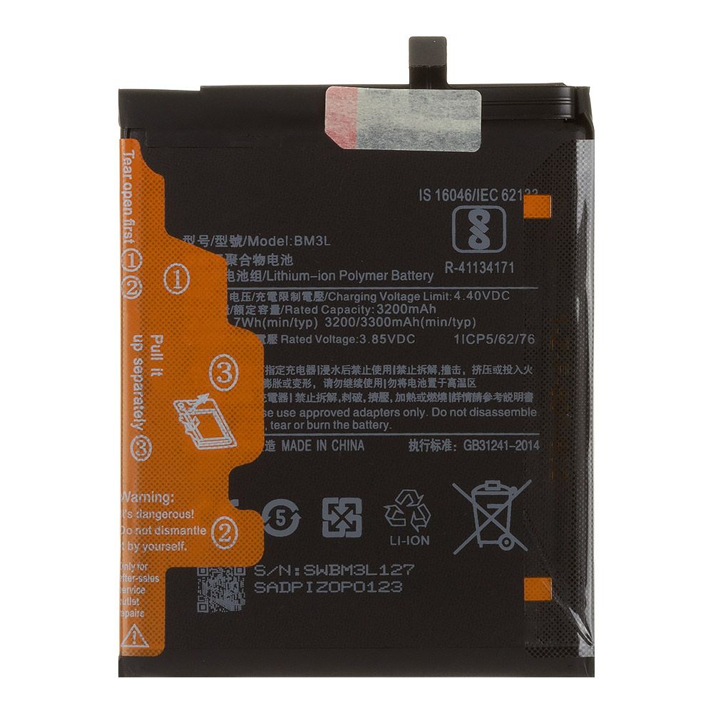 Аккумулятор (АКБ) Xiaomi Mi 9 (BM3L) 100% Filling Capacity