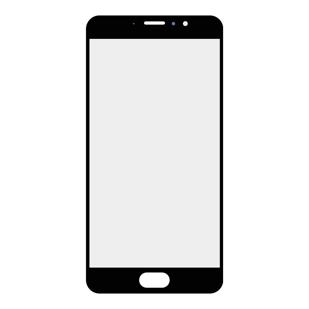 Стекло + OCA пленка для переклейки Meizu Pro 6 Plus (черный)