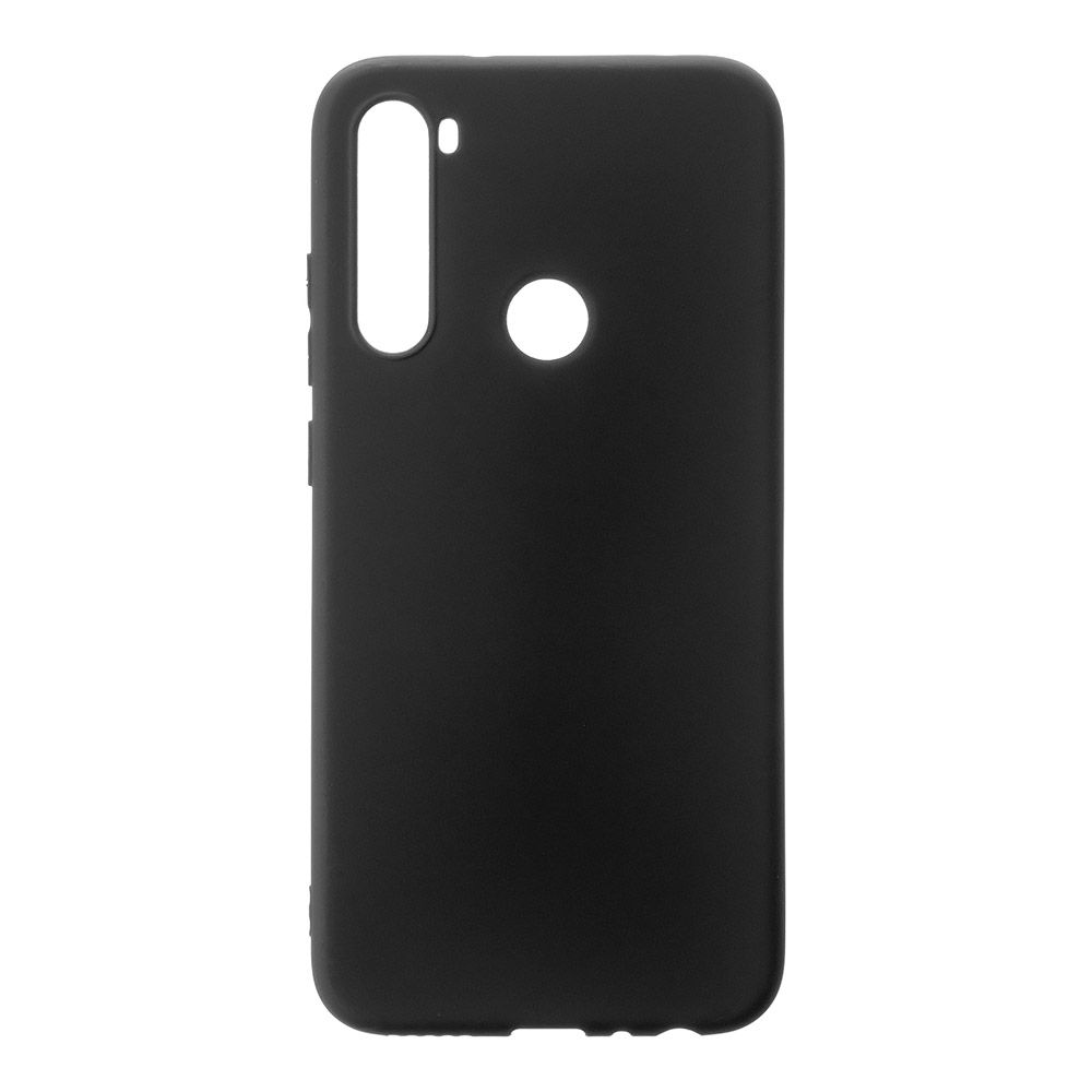 Силиконовый чехол "LP" для Xiaomi Redmi Note 8 TPU (черный непрозрачный) европакет