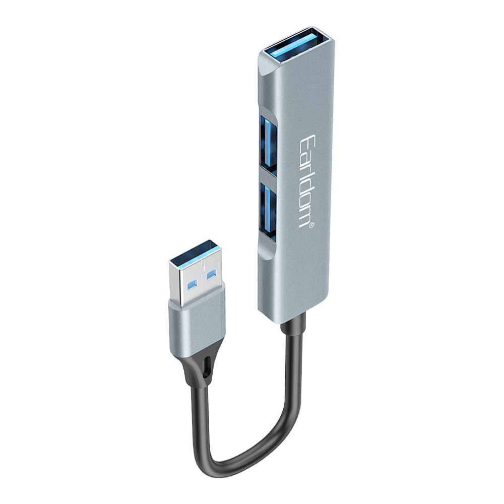 Хаб USB Earldom ET-HUB09 3xUSB 3.0 (серый)