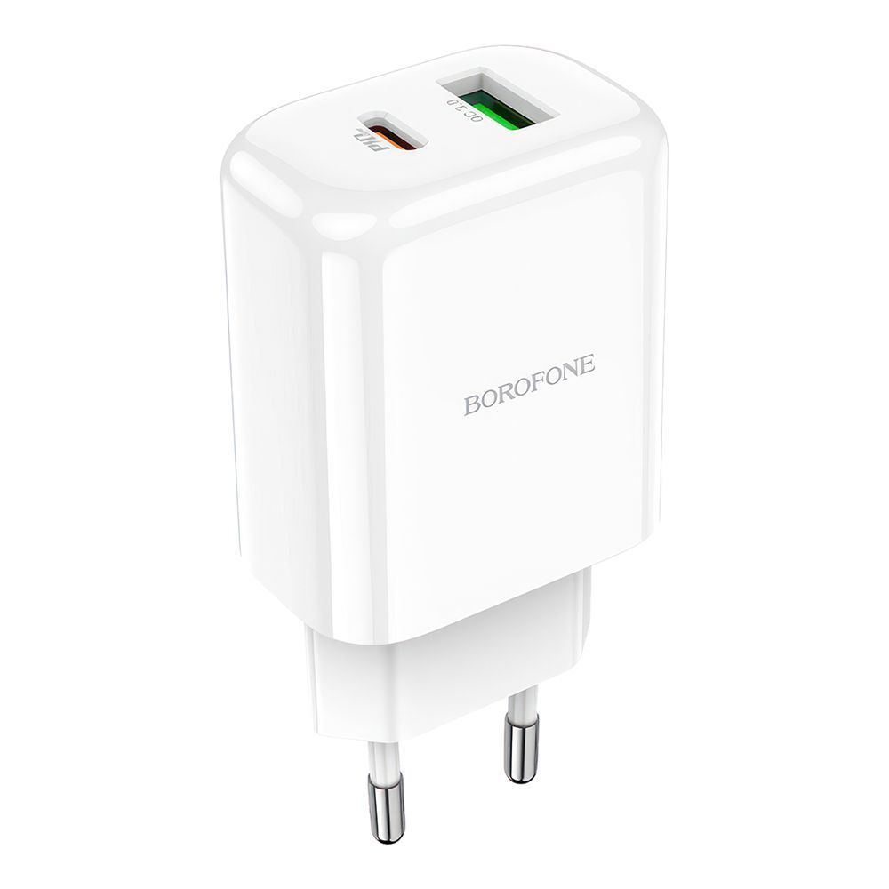 СЗУ BOROFONE BN4 Potential 1xUSB, 1xUSB-C, 3А, PD20W, QC3.0 (белый)