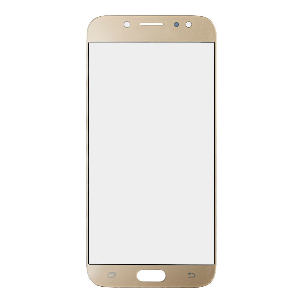 Стекло + OCA плёнка для переклейки Samsung J730 Galaxy J7 (2017) (золото)