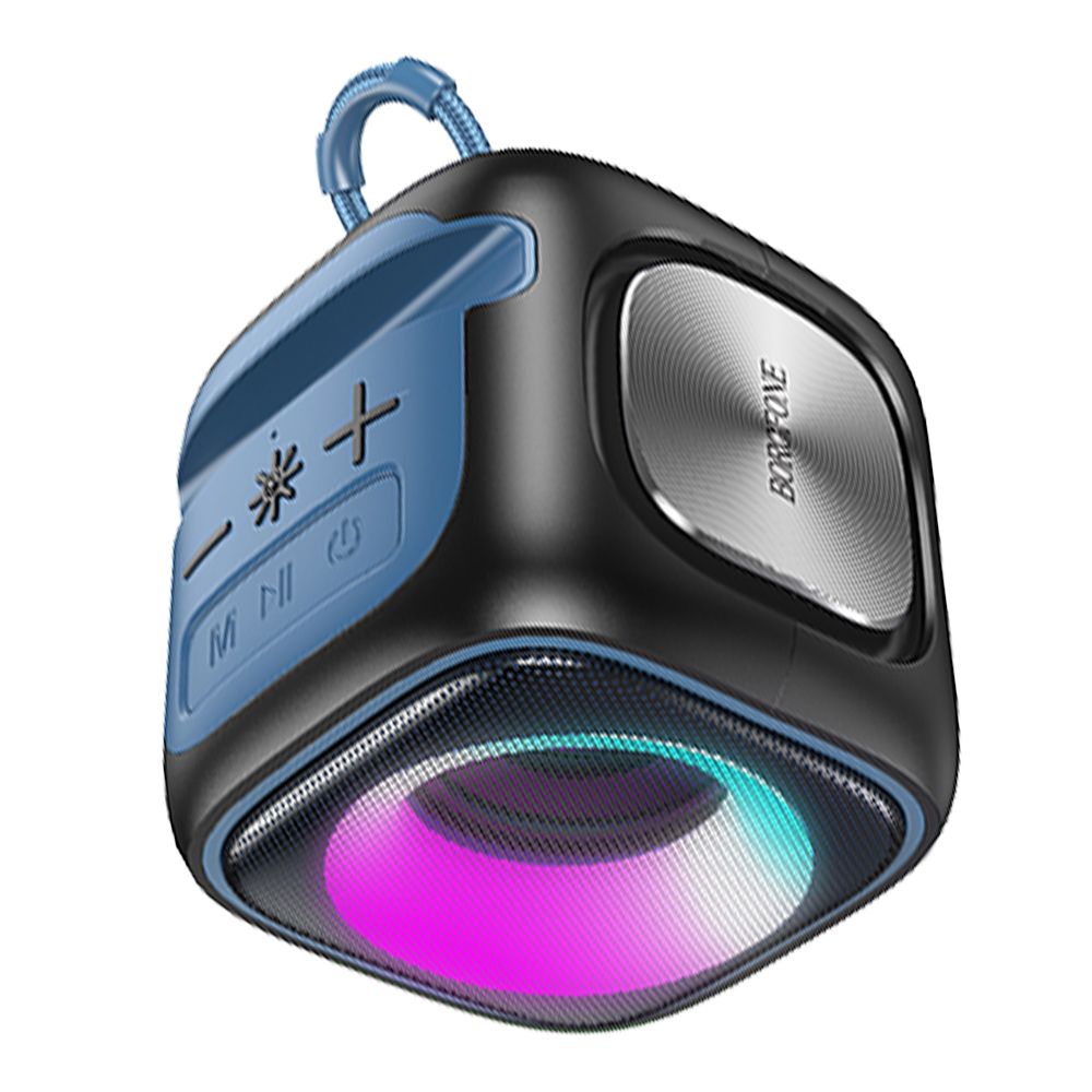 Bluetooth колонка BOROFONE BR29 Interest Sports BT 5.3, 7W, microSD/USB/FM/TWS, RGB (черный)
