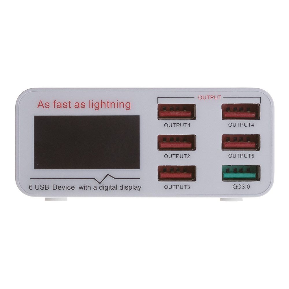 Зарядная станция 6 USB Sunshine SS-304Q