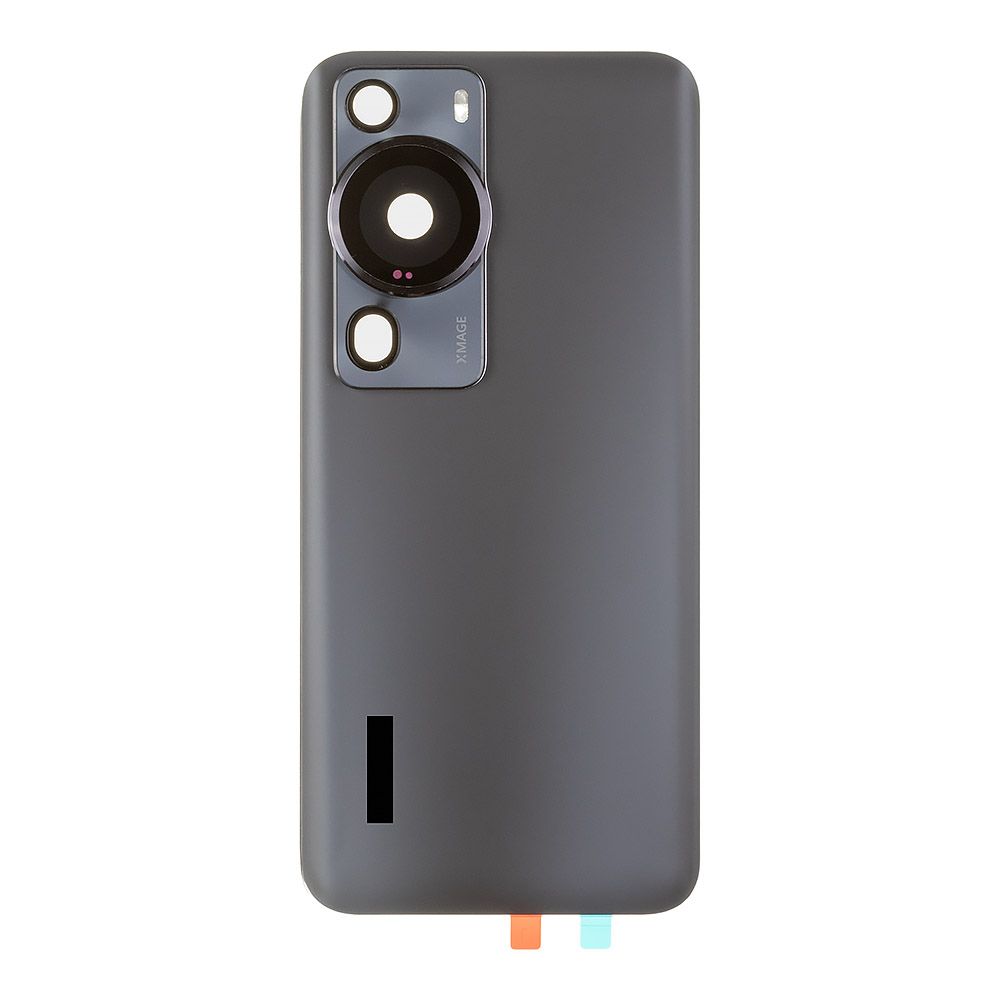 Задняя крышка для Huawei P60 Pro (MNA-LX9) со стеклом камеры (черный) ориг