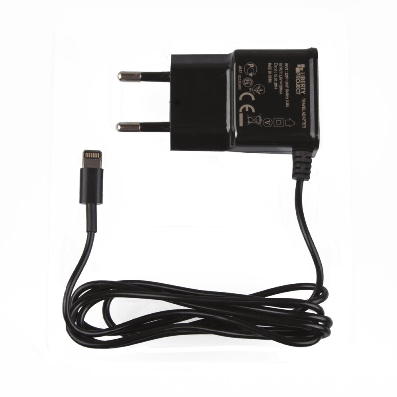 СЗУ "LP" 1 А для Apple Lightning 8-pin (блистер сдвижной) (OEM)