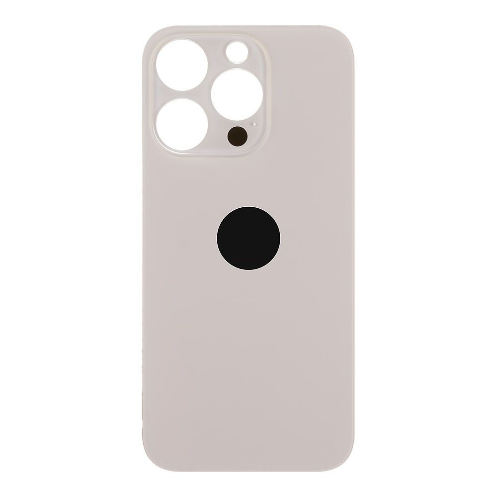 Задняя крышка для iPhone 14 Pro (золотой) с логотипом, монолит