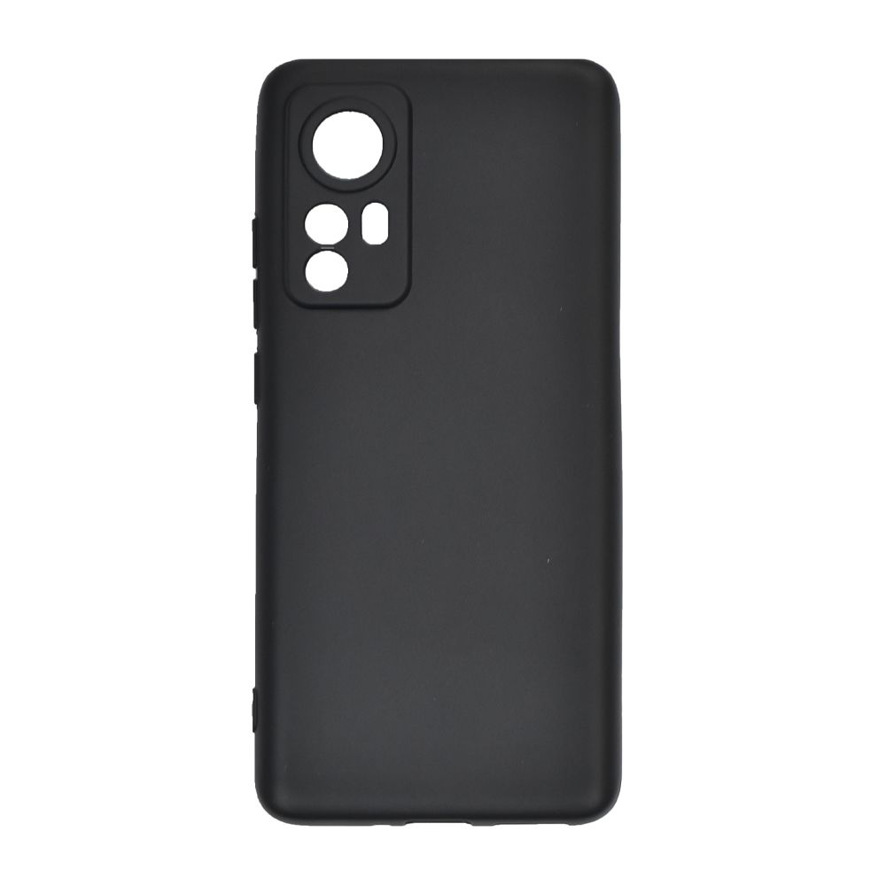Силиконовый чехол "LP" для Xiaomi 12X TPU (черный непрозрачный) европакет