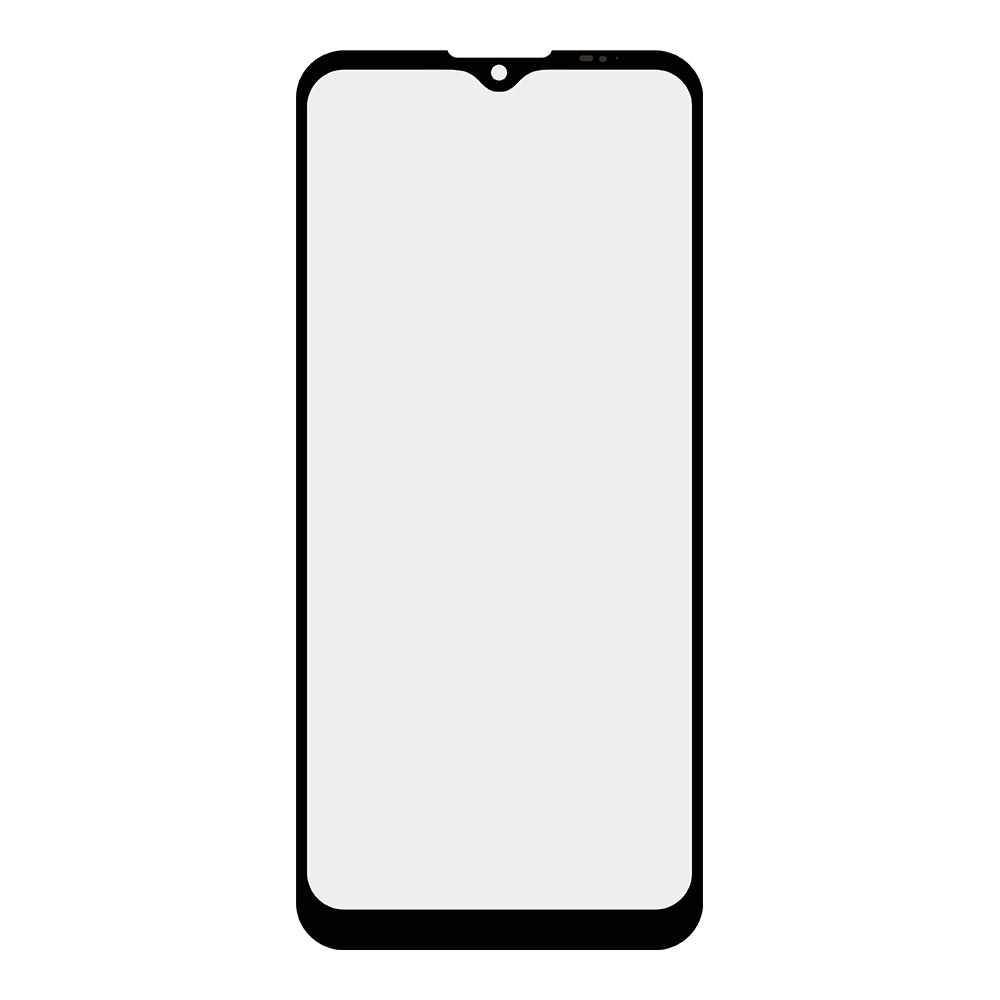 Стекло + OCA плёнка для переклейки Motorola Moto G30  (черный)